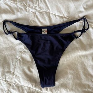 RELLECIGA Dark Blue Women's Bikini thong Bottom